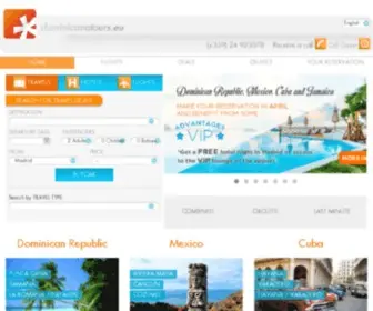 Dominicanatours.eu(Find the cheapest deals for your trip to the Caribbean) Screenshot