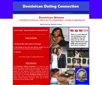 Dominicandatingconnection.com(Dominican Women) Screenshot