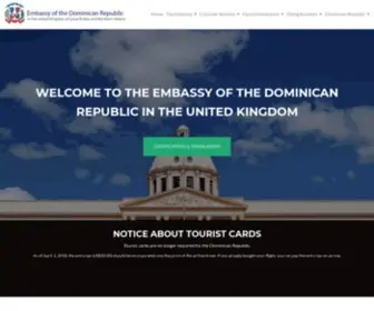 Dominicanembassy.org.uk(Embassy Of The Dominican Republic In The United Kingdom) Screenshot