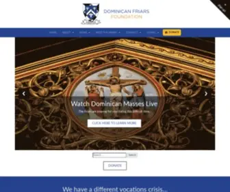 Dominicanfriars.org(The Dominican Friars Foundation) Screenshot