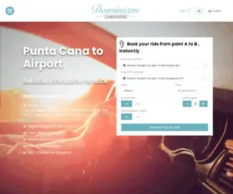 Dominicanlimousine.com(Punta Cana to Airport) Screenshot