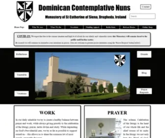 Dominicannuns.ie(Dominican Nuns Ireland) Screenshot