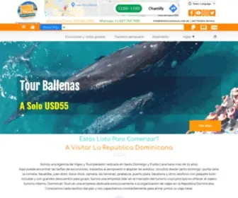 Dominicantours.com.do(Viajes, Excursiones, Hoteles y Traslados en Republica Dominicana) Screenshot