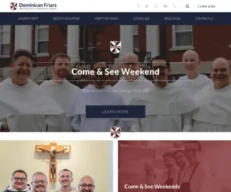 Dominicanvocations.com(Dominican Vocations) Screenshot