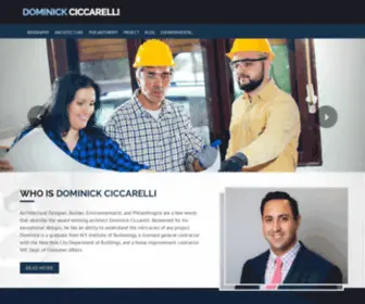 Dominickciccarelli.com(Dominick Ciccarelli Architectural Designer) Screenshot