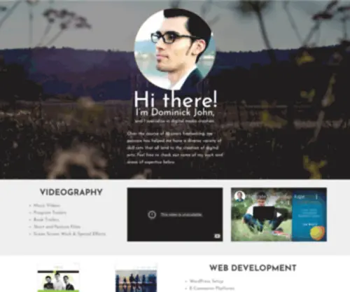 Dominickjohn.com(Dominick John) Screenshot