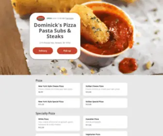 Dominicksmenu.com(Identify) Screenshot