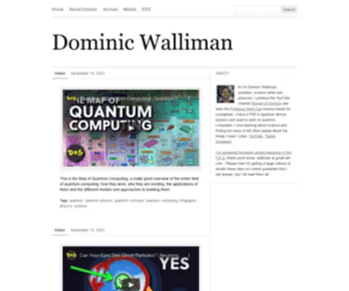 Dominicwalliman.com(Dominicwalliman) Screenshot