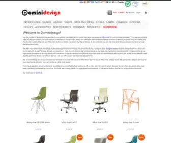 Dominidesign.com(Design meubels) Screenshot