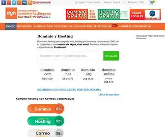 Dominio-Y-Hosting.com(Dominio y Hosting) Screenshot