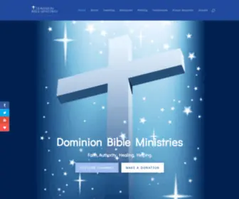 Dominionbibleministries.com(Dominion Bible Ministries) Screenshot