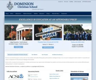 Dominionchristian.org(Dominion Christian School) Screenshot