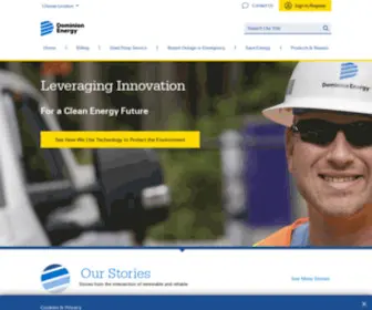 Dominionenergysc.com(South Carolina) Screenshot