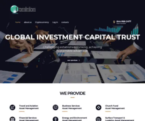 DominionGlobaltrust.com(Global Trust and Financial Services) Screenshot