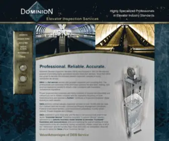 Dominioninspections.com(Dominion Elevator Inspections) Screenshot