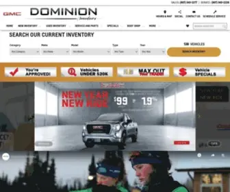 Dominionmotors.com(Dominion Motors) Screenshot