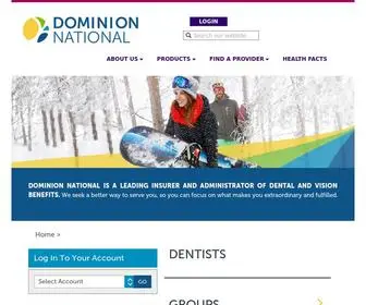 Dominionnational.com(Dominion National) Screenshot