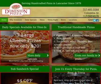 Dominionpizza.com(Dominion Pizza) Screenshot