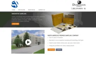 Dominionsample.com(Dominion Sample) Screenshot