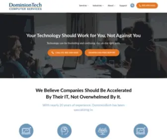 Dominiontech.com(#1 Vermont IT Services Company) Screenshot