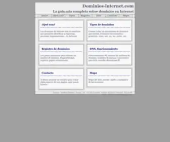 Dominios-Internet.com(Guía de dominios en Internet) Screenshot
