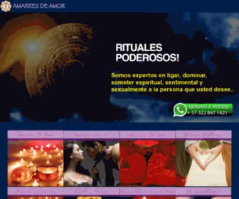 Dominiosyconjuros.com(Amarres de amor) Screenshot