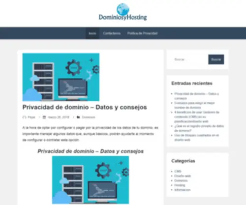 Dominiosyhosting.org(Dominiosyhosting) Screenshot