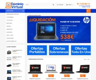 Dominiovirtual.es(Tienda Informatica) Screenshot