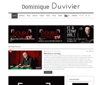 Dominiqueduvivier.com(Toute la magie de Dominique Duvivier) Screenshot