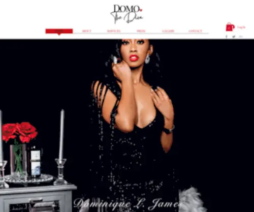Dominiqueljames.com(Domothediva) Screenshot