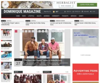 Dominiquemag.com(News, Culture, Lifestyle and Empowerment for Black Men (A Media Outlet Of Tenth Amendment Media)) Screenshot