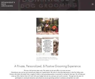 Dominiquesdoggrooming.com(Dominique's Dog Grooming) Screenshot