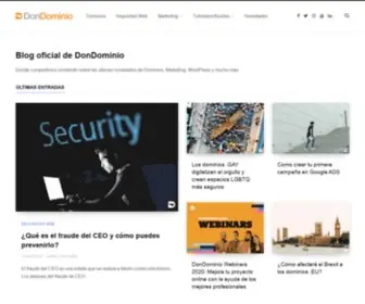 Dominitis.com(Blog Oficial de DonDominio) Screenshot