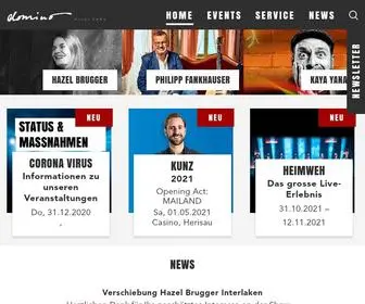 Dominoevent.ch(Event agentur) Screenshot