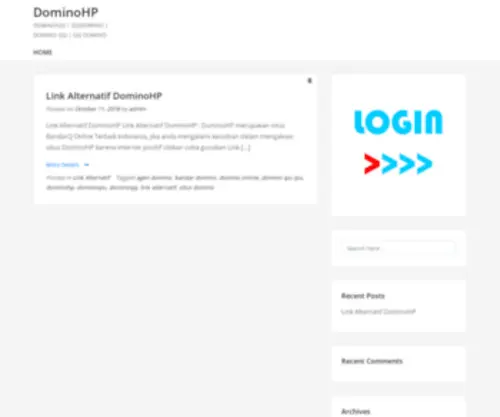 Dominohp.org Screenshot