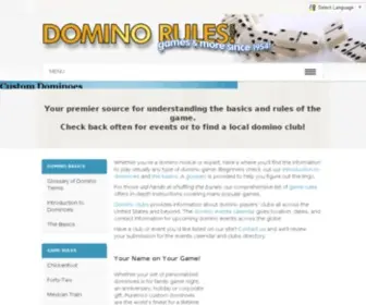 Dominorules.com(Rules) Screenshot