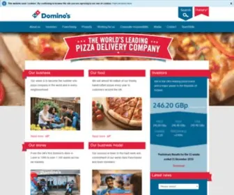 Dominos.uk.com Screenshot