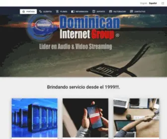Domint.net(Dominican Internet Group®) Screenshot