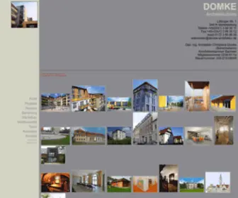 Domke-Architektur.de(Architekturb黵o) Screenshot