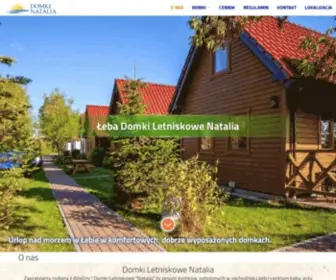 Domki-Leba.eu(Eba Domki Letniskowe Natalia) Screenshot