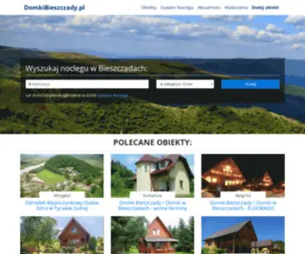 Domkibieszczady.pl(Wolne domki w Bieszczadach) Screenshot