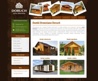 Domkidoruch.pl(Domki Drewniane Doruch) Screenshot