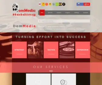 Dommediaholding.com(Consulting, development, services, production & coproduction) Screenshot