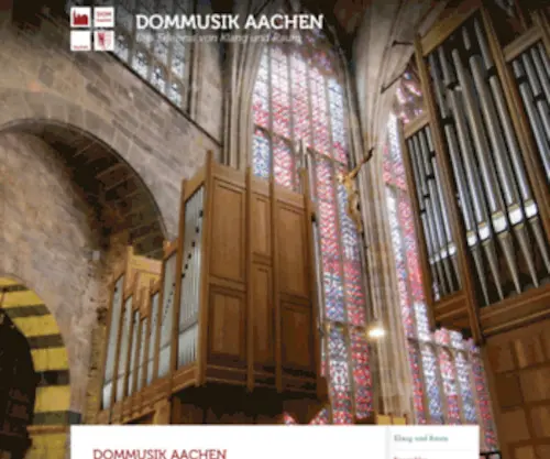 Dommusik-AAchen.de(Dommusik Aachen) Screenshot