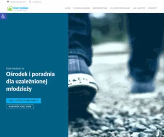 Domnadziei.pl(Specjalistyczny ośrodek terapii uzależnień dla dzieci i młodzieży) Screenshot