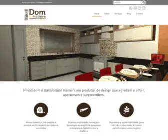 Domnamadeira.com.br(Marcenaria Dom na Madeira) Screenshot