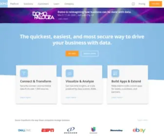 Domo.com(The Domo Business Cloud) Screenshot