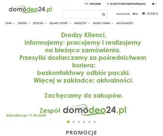 Domodeo24.pl(Wszystko do domu i ogrodu Document) Screenshot