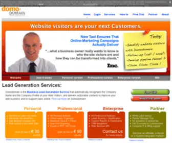 DomoDomain.com(B2B Lead Generation Online Services) Screenshot