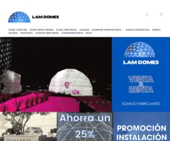 Domogeodesico.com.mx(Domos) Screenshot